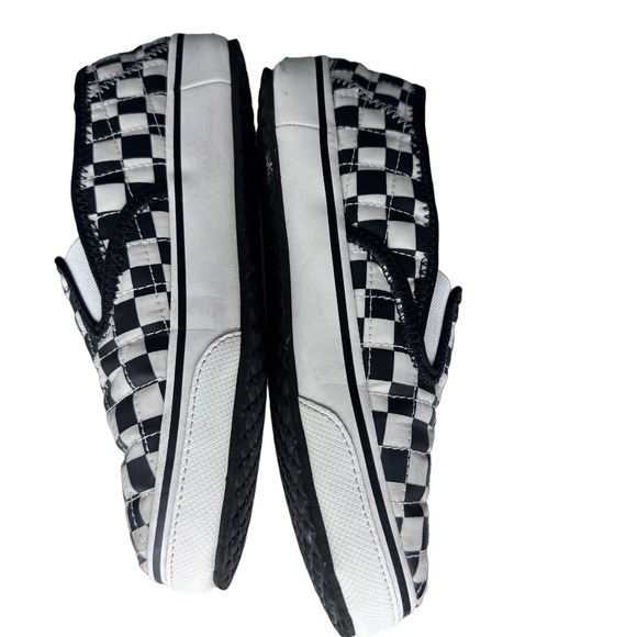 Vans‎ Unisex Slip Er 2 Checkerboard Slip-On Casual Shoes Black White Size 7/8.5 - Picture 6 of 8